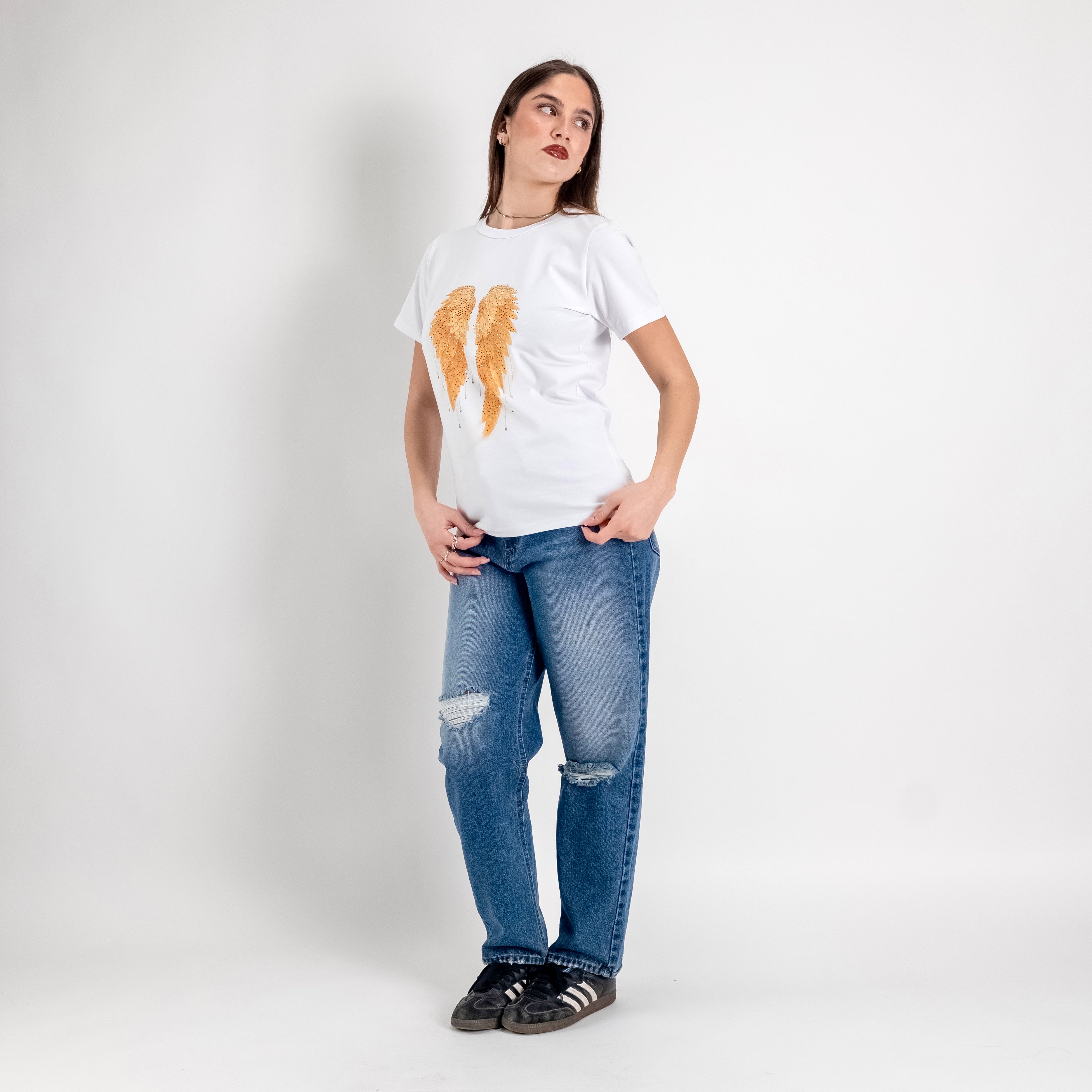JETAIME T-SHIRT WINGS GIALLO
