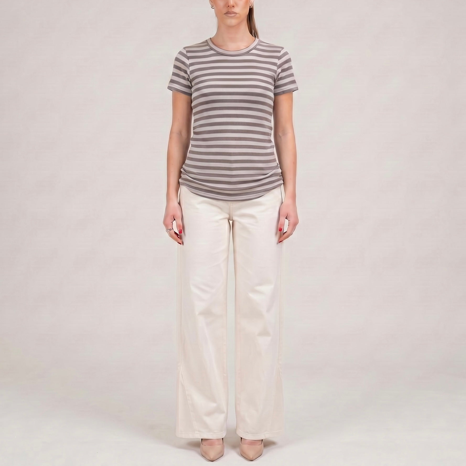 OLIVIAGREY T-SHIRT STRIPE