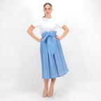 SARTORIA GONNA FIOCCO VICHY