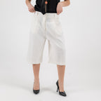 JETAIME BERMUDA WOOL PANNA