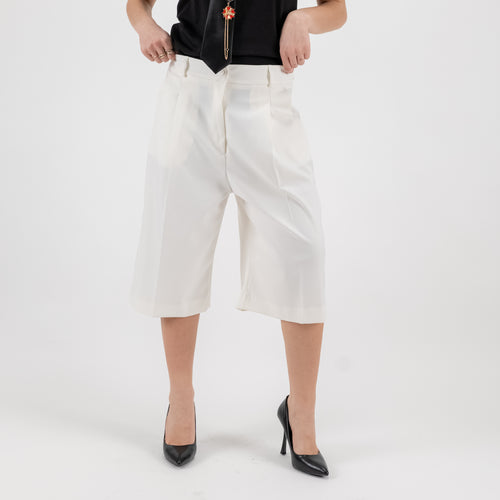 JETAIME BERMUDA WOOL PANNA