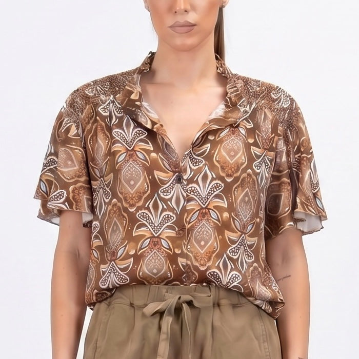 SILENCE CAMICIA GIGLIO VISCOSA