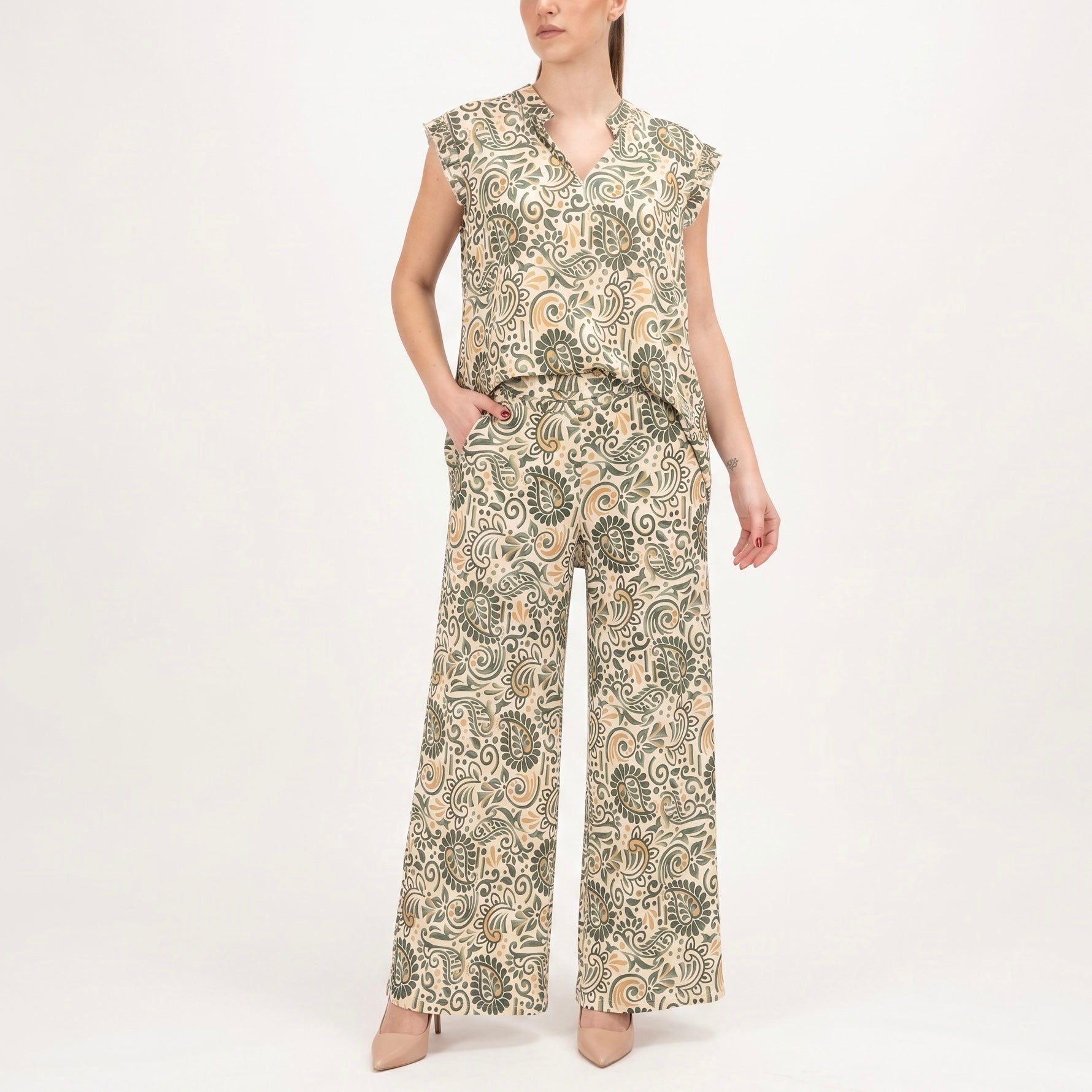 SOUTHLAB PANTALONE GIGLIO VISCOSA