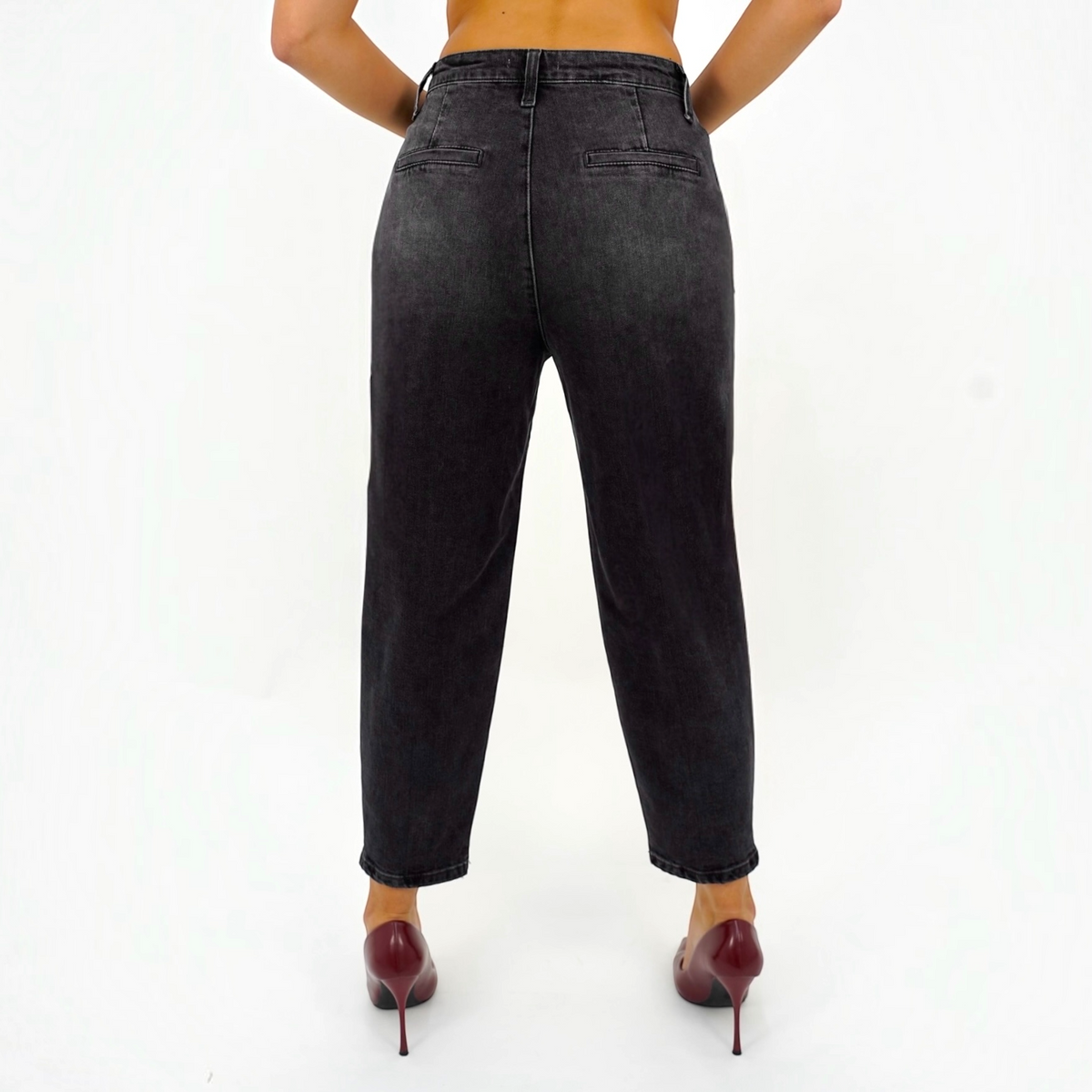 SOUTHLAB JEANS L25011 BLACK