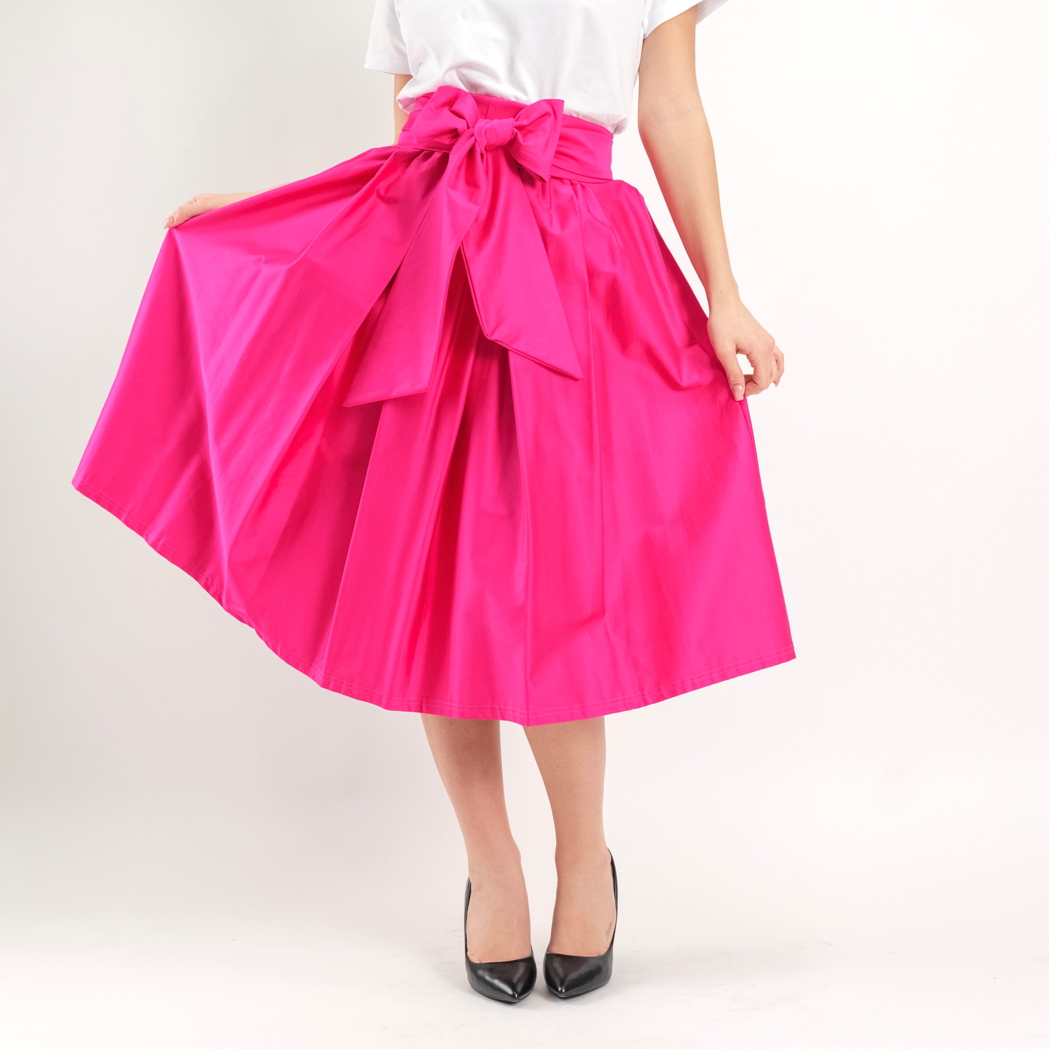 SARTORIA GONNA ECOLE FUCSIA