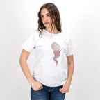 JETAIME T-SHIRT HORN STRASS SAN GENNARO