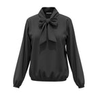 SARTORIA BLUSA FIOCCO NERO