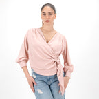 SOUTHLAB BLUSA INCROCIO