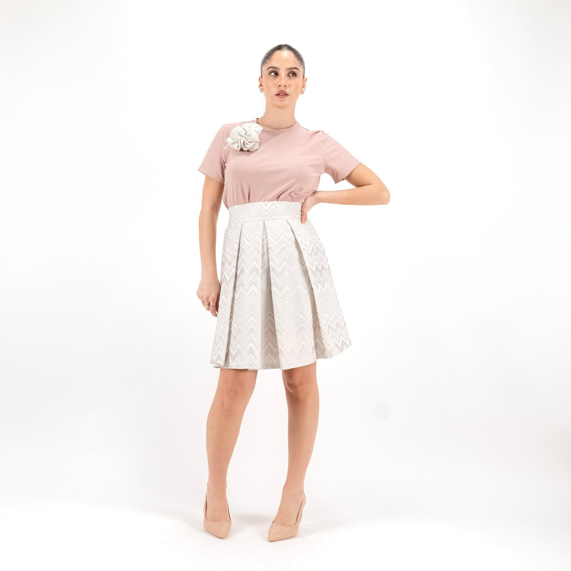 SARTORIA MINI BROCCATO MISSONI AVORIO
