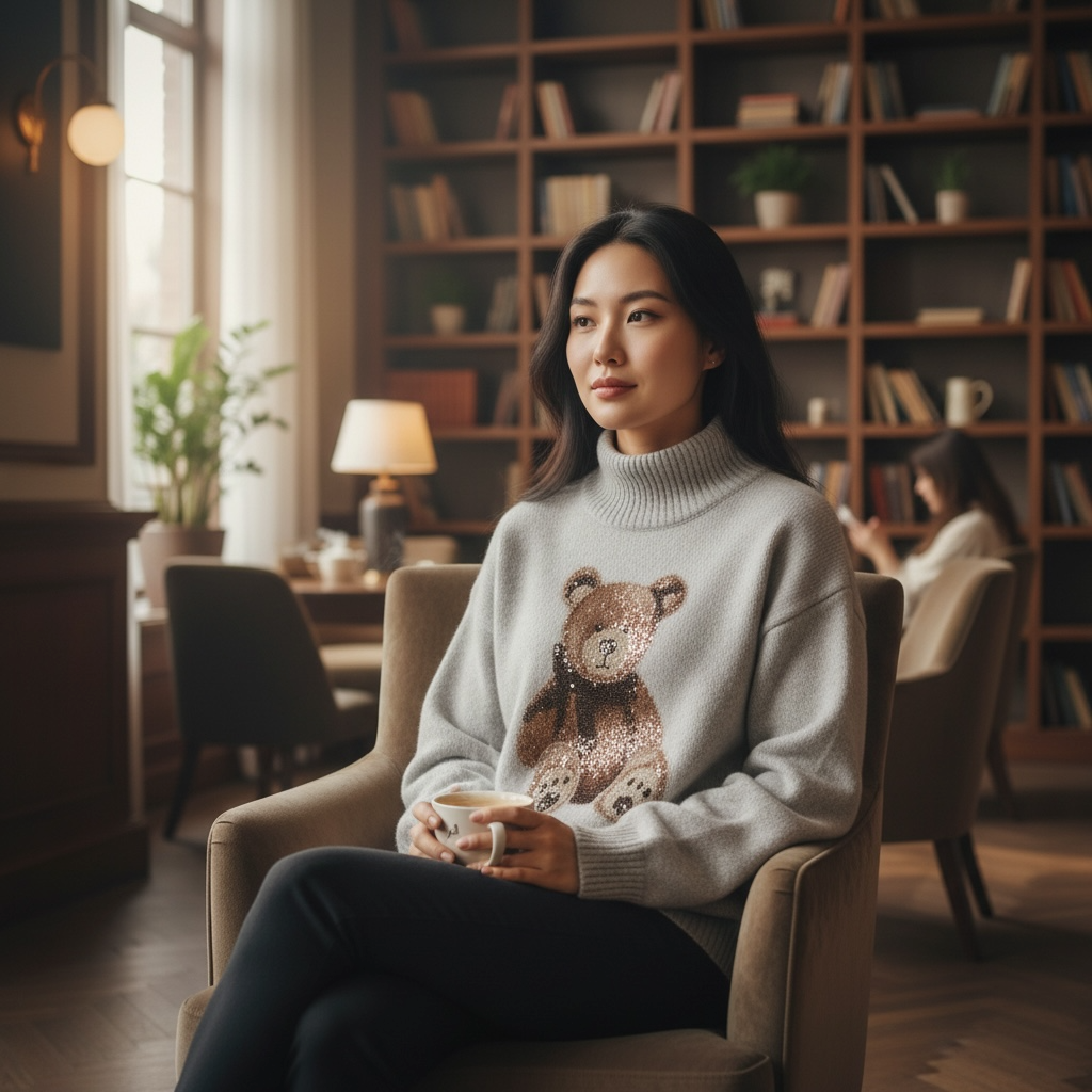 LOKITA PULL TEDDY STRASS