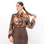 SARTORIA BLUSA FIOCCO MULTICOLOR