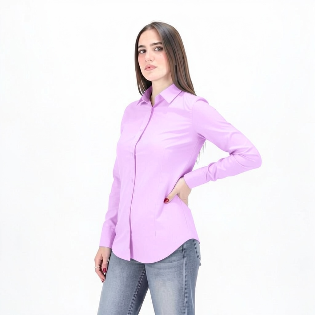 SOUTHLAB CAMICIA BASIC LILLA