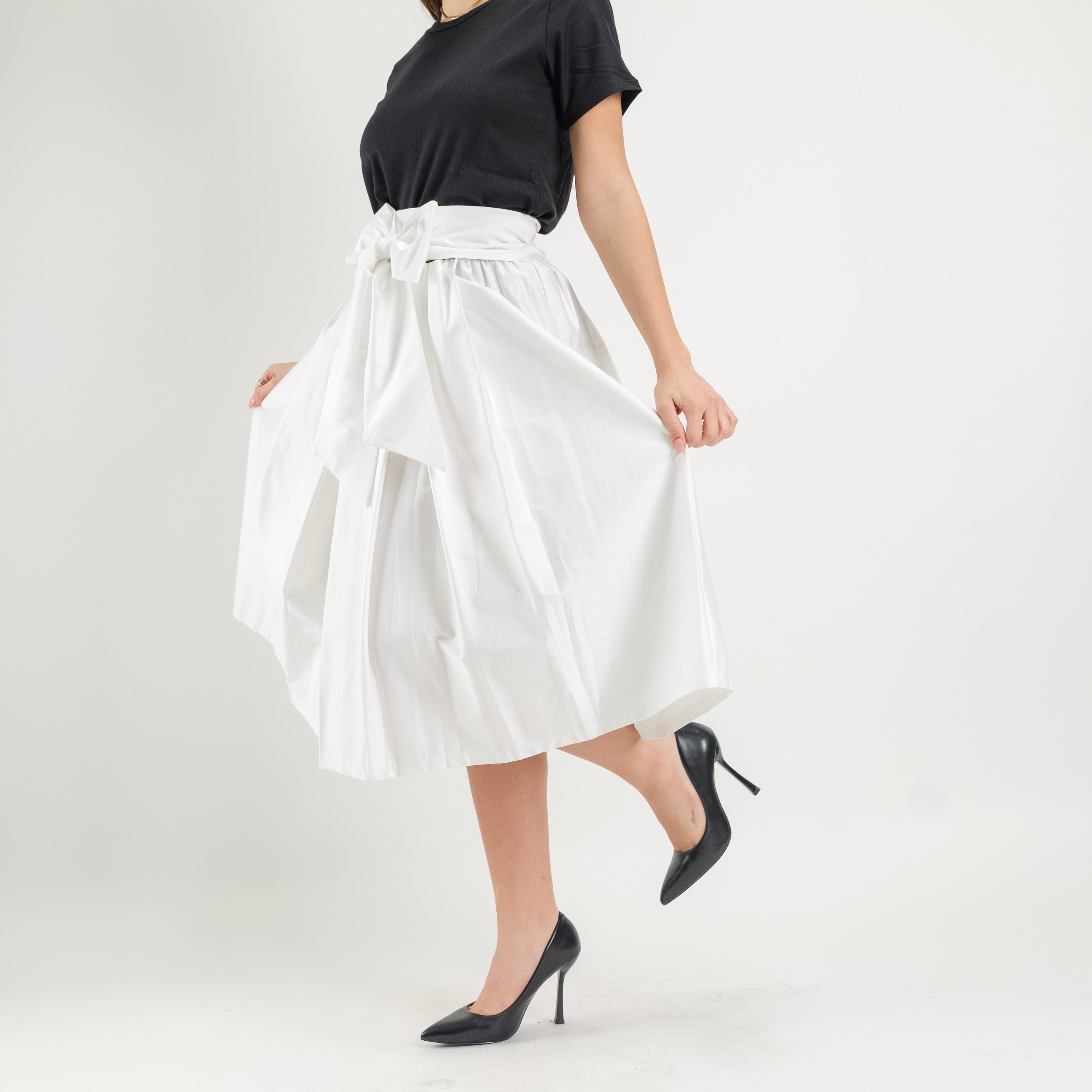 SARTORIA GONNA ECOLE BIANCO