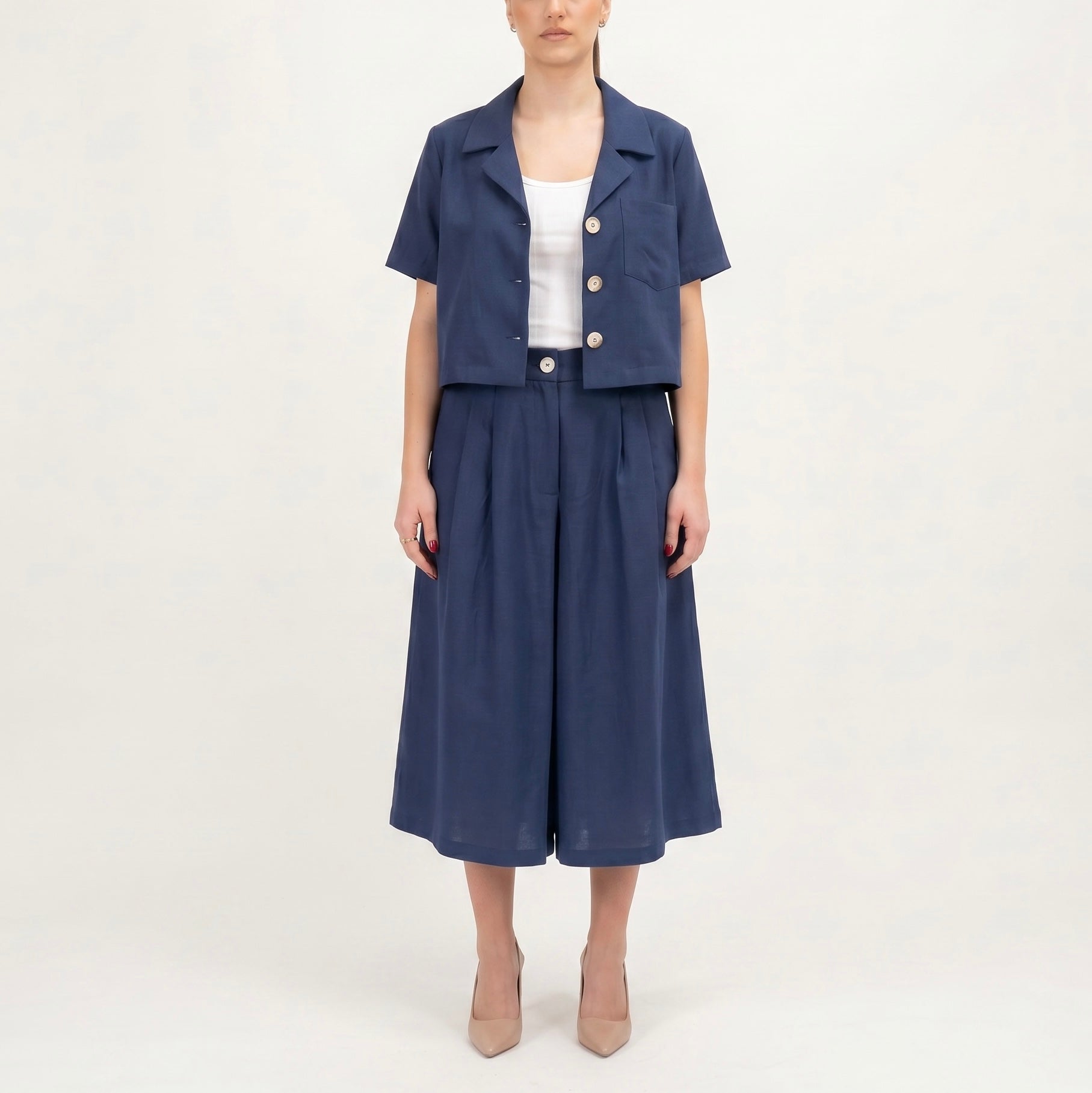 SOUTHLAB PANTALONE GAUCHO CREPE