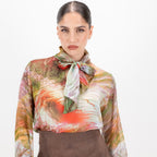 SARTORIA BLUSA FIOCCO MULTICOLOR