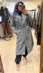 LOKITA CAPPOTTO SPIGA GRIGIO