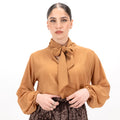 SARTORIA BLUSA FIOCCO RUGGINE