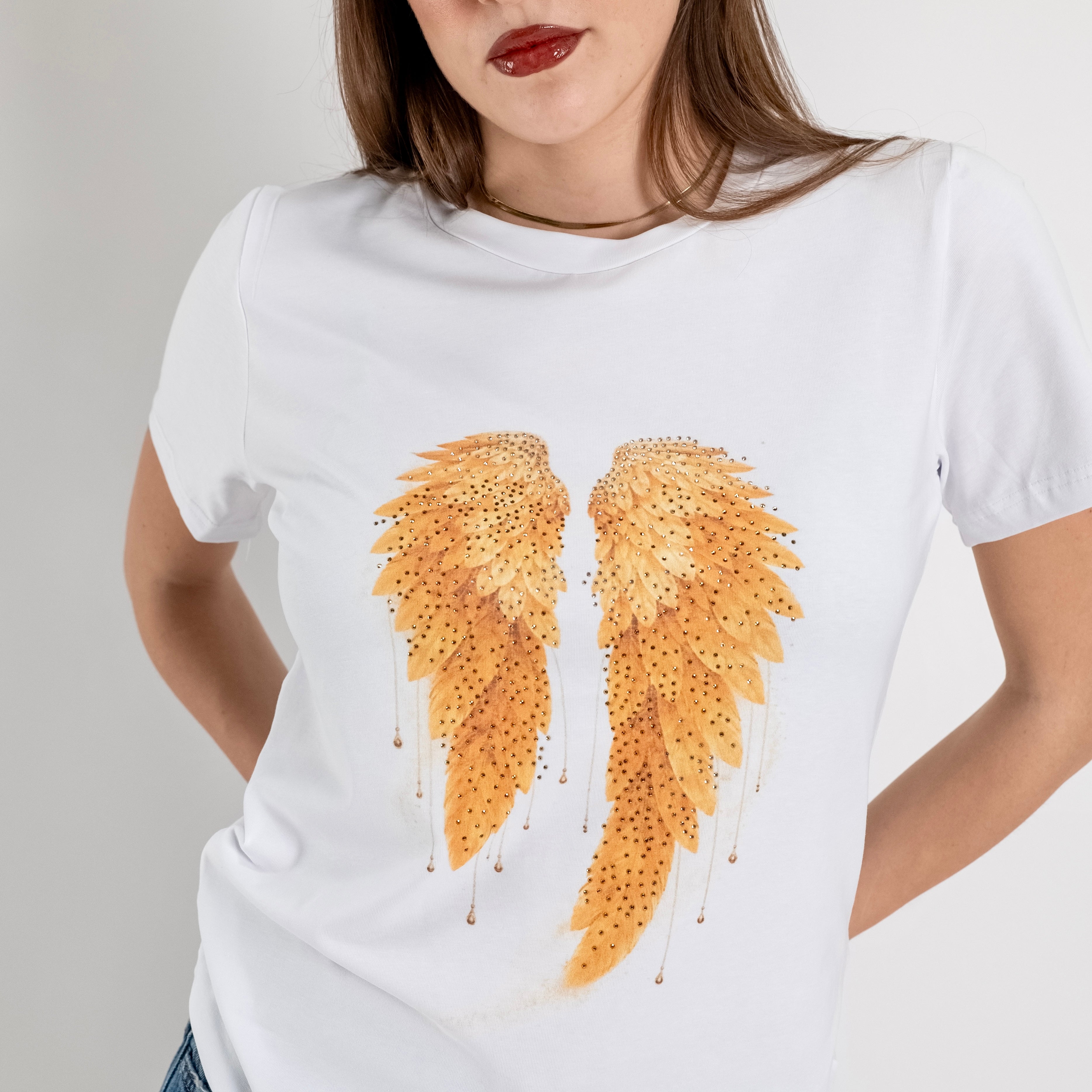JETAIME T-SHIRT WINGS GIALLO