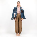LOKITA GIUBBOTTO DENIM PATCH