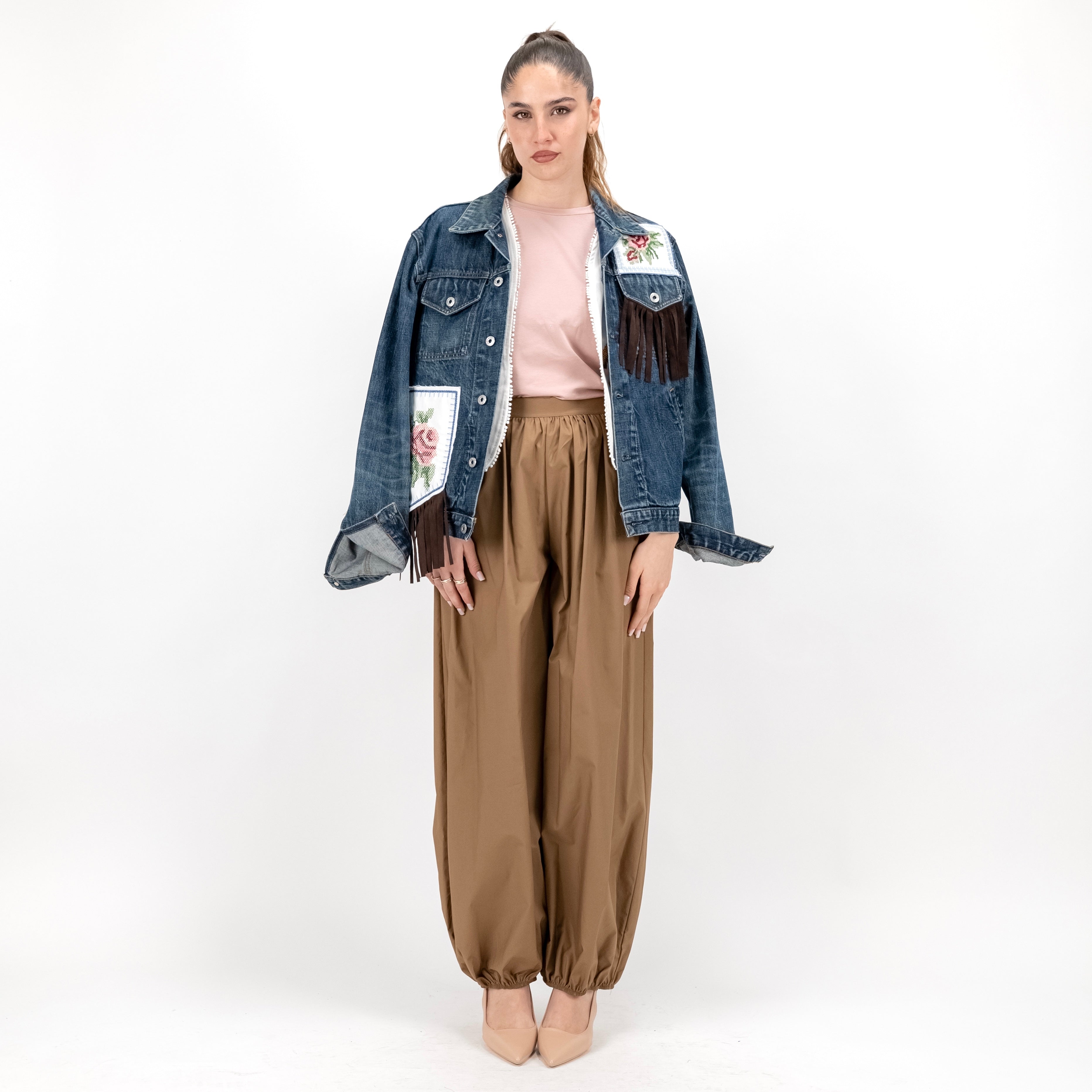 LOKITA GIUBBOTTO DENIM PATCH