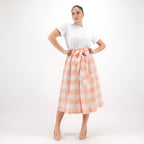 SARTORIA GONNA FIOCCO MADRAS PESCA