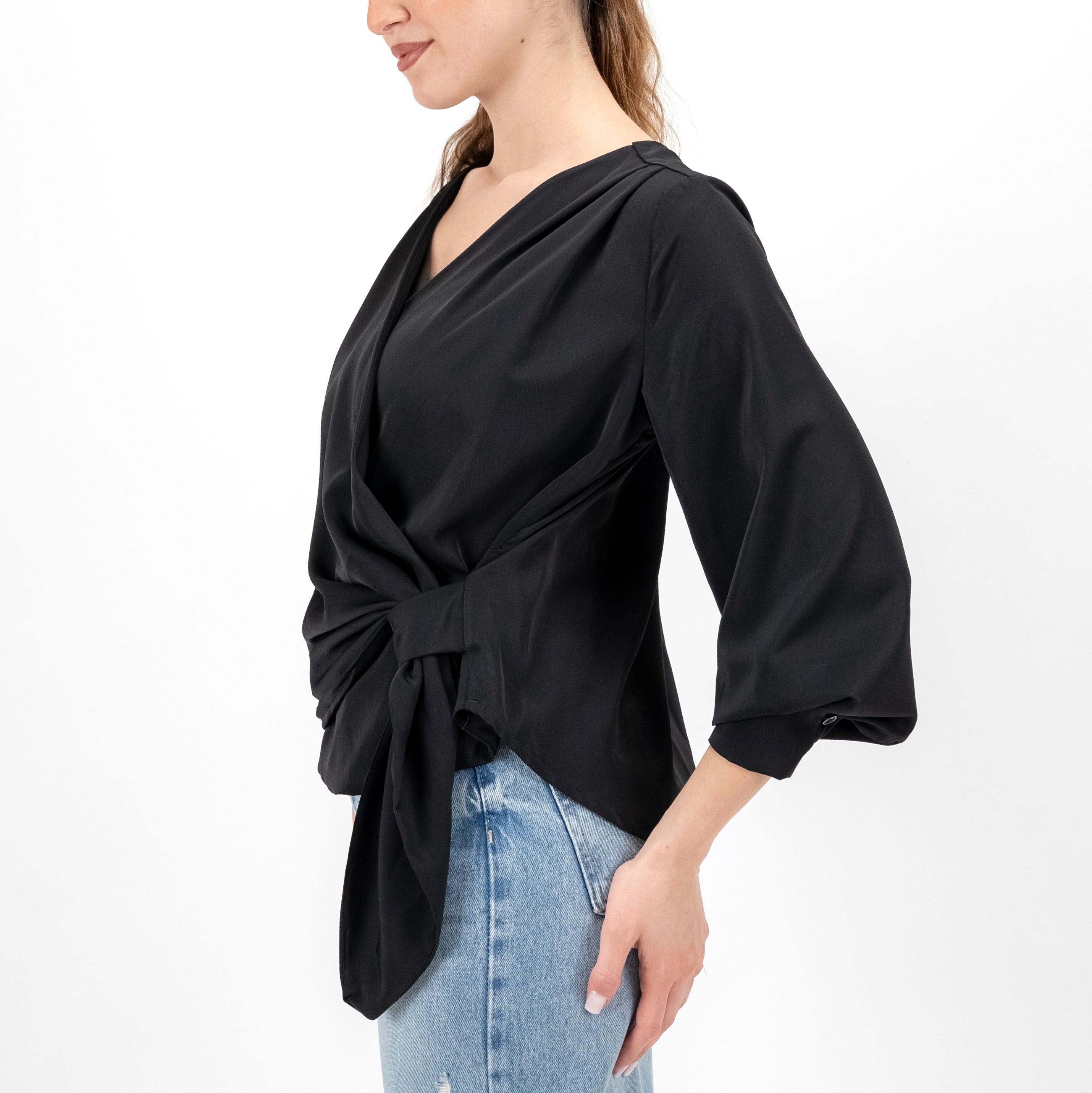 SOUTHLAB BLUSA INCROCIO