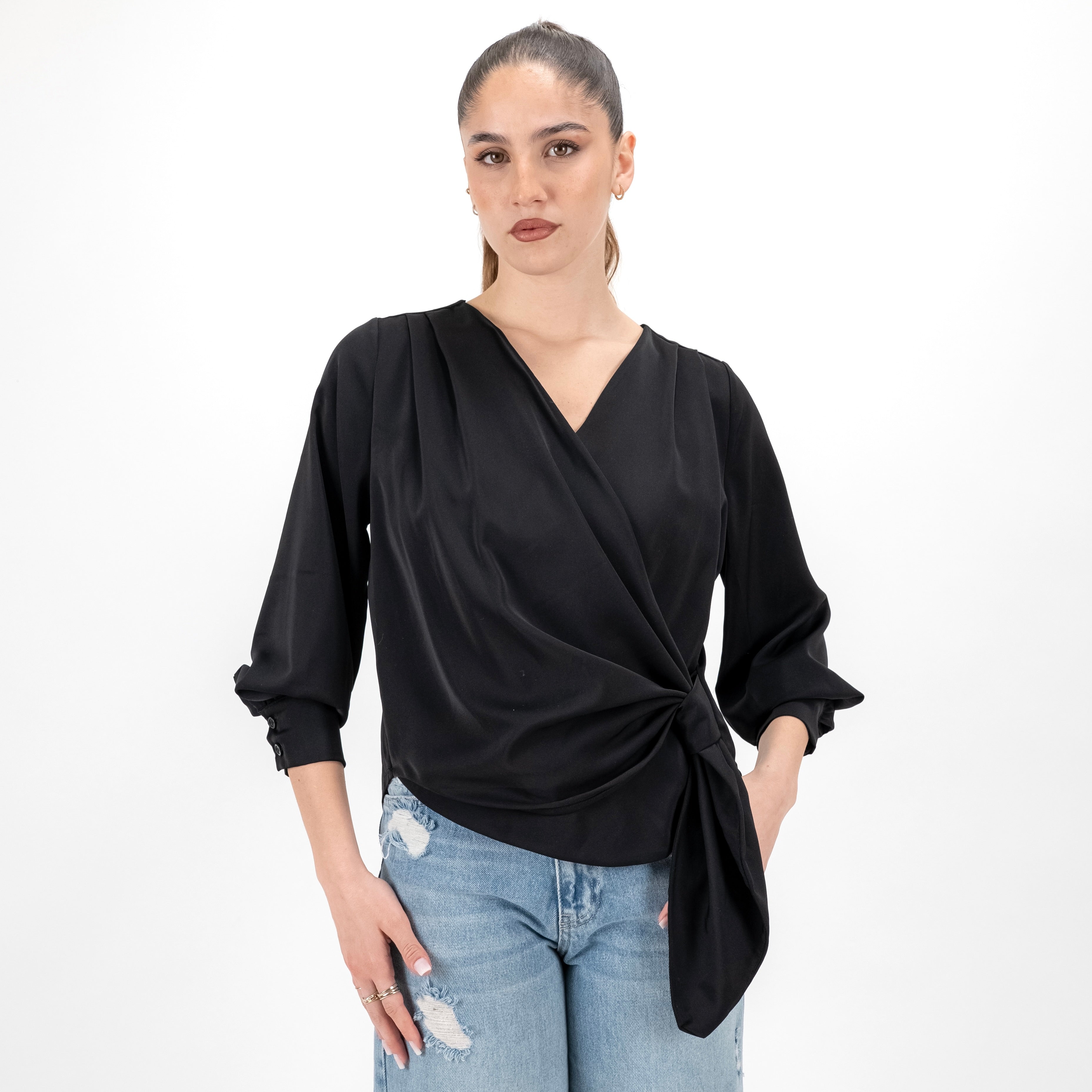 SOUTHLAB BLUSA INCROCIO