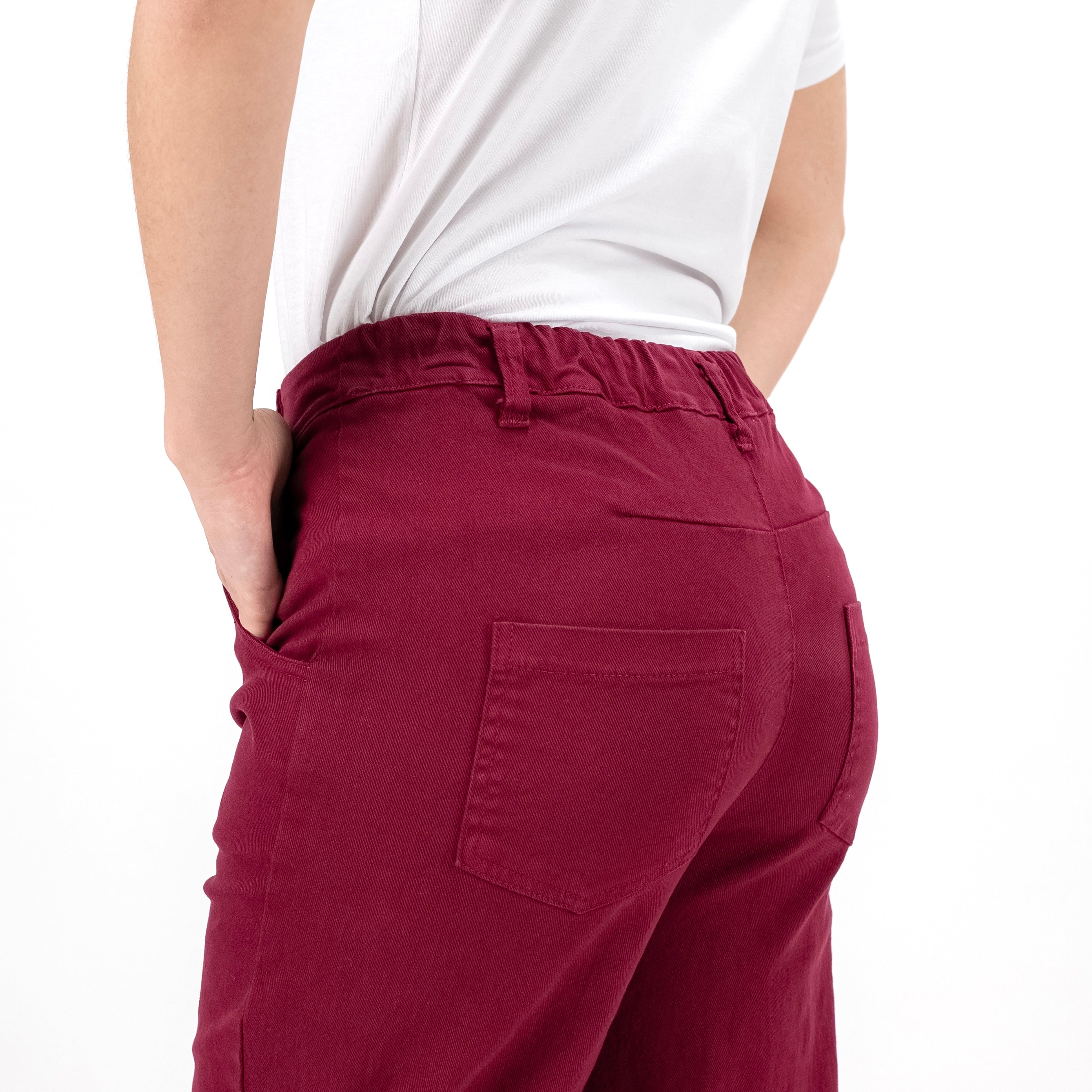 KONTATTO FW200C PANTALONE BARREL COTONE