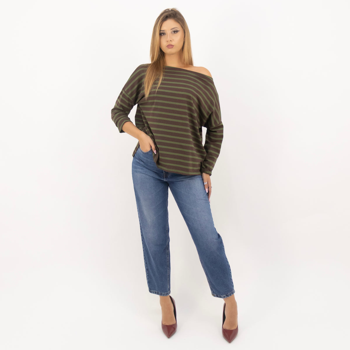 SOUTHLAB T-SHIRT 2158 STRIPE