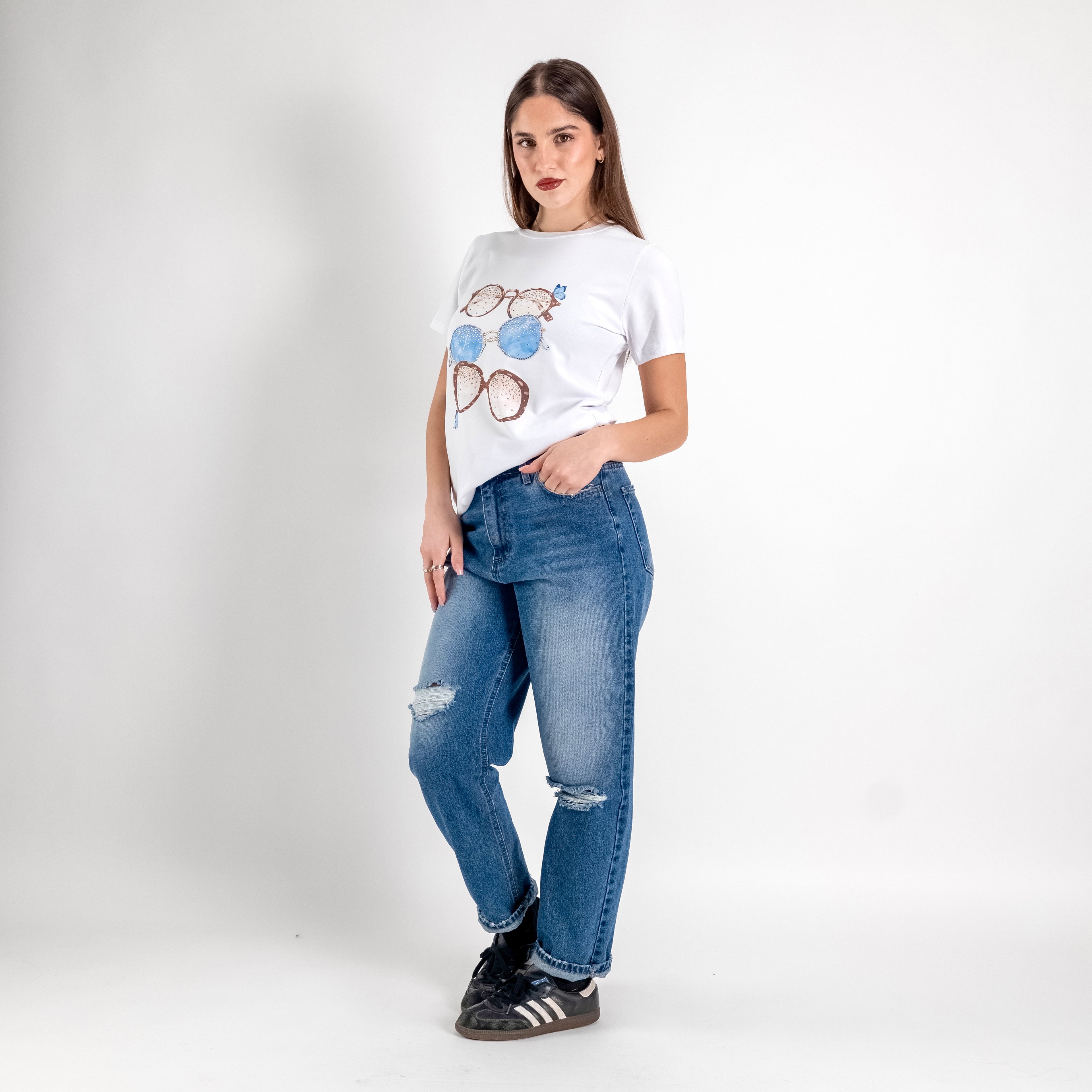 JETAIME T-SHIRT SUNGLASSES BLU