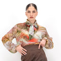 SARTORIA BLUSA FIOCCO MULTICOLOR