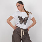 SOUTHLAB T-SHIRT BUTTERFLY MORO