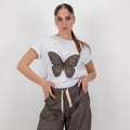 SOUTHLAB T-SHIRT BUTTERFLY MORO