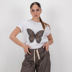SOUTHLAB T-SHIRT BUTTERFLY MORO