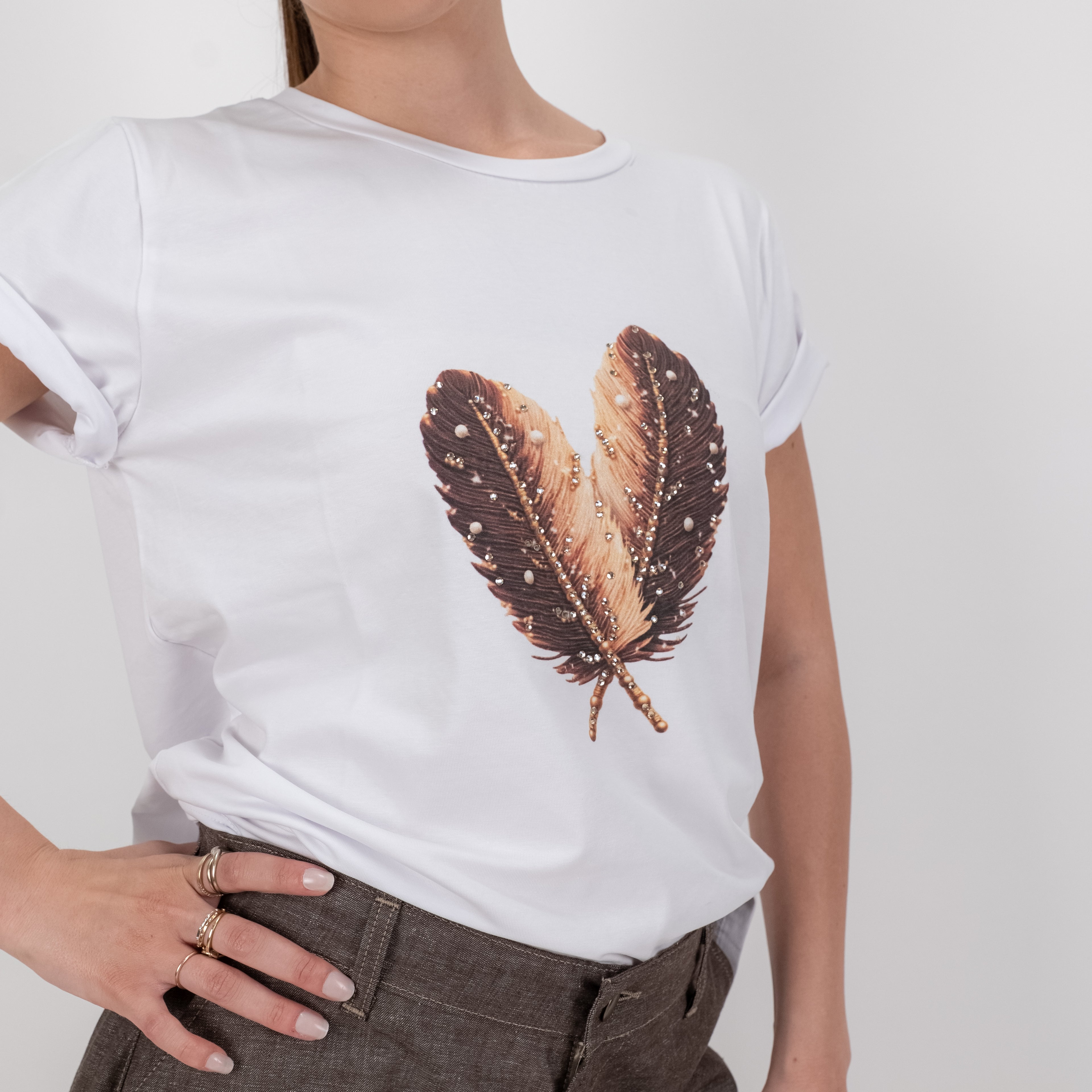 SOUTHLAB T-SHIRT PLUMS MORO