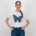 SOUTHLAB T-SHIRT BUTTERFLY BLU