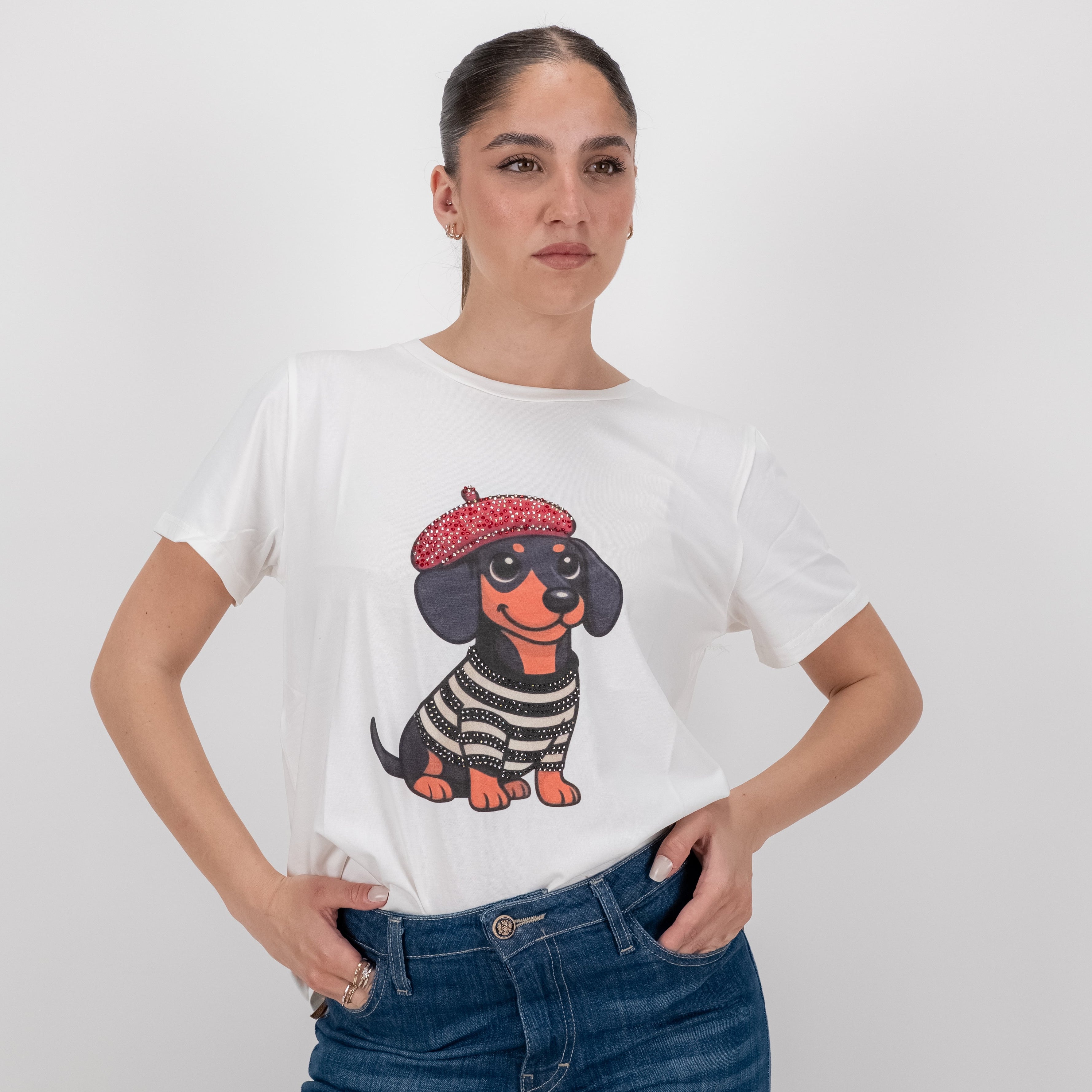 SOUTHLAB T-SHIRT DOG BASCO