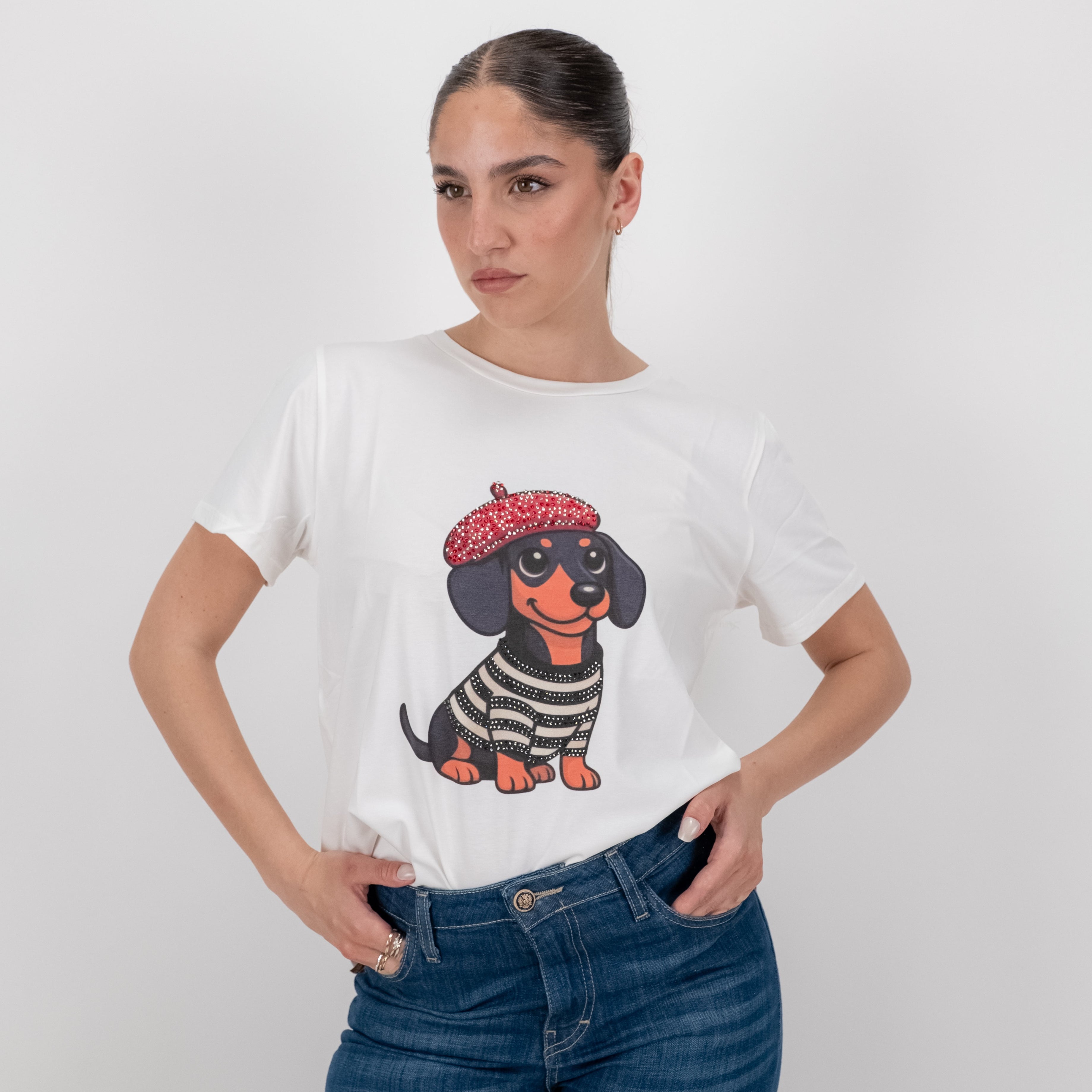 SOUTHLAB T-SHIRT DOG BASCO