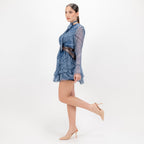 LOKITA MINI DRESS BANDANA GEORGETTE