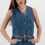 PARADOS GILET DENIM