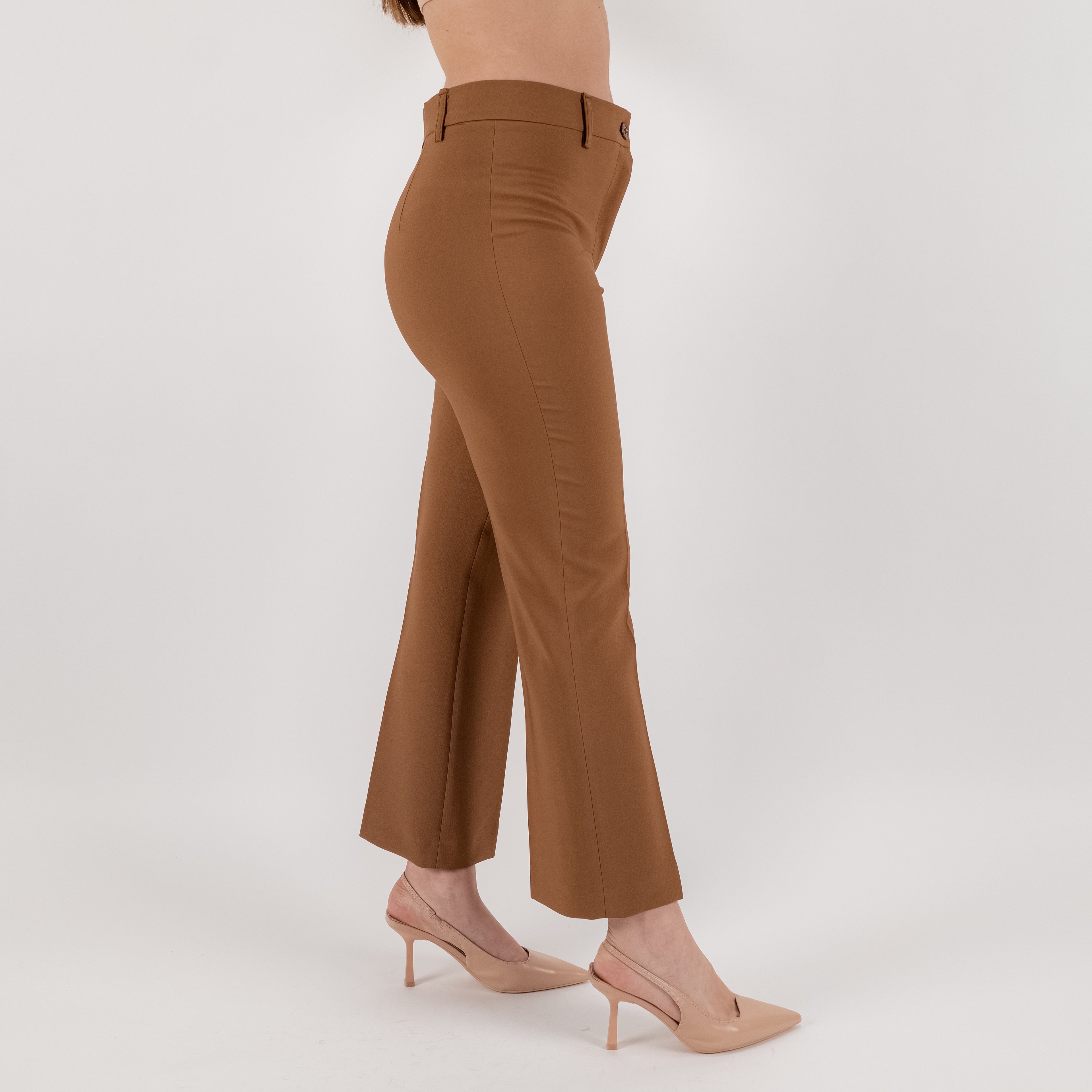 ONICA PANTALONE TROMBETTA TABACCO