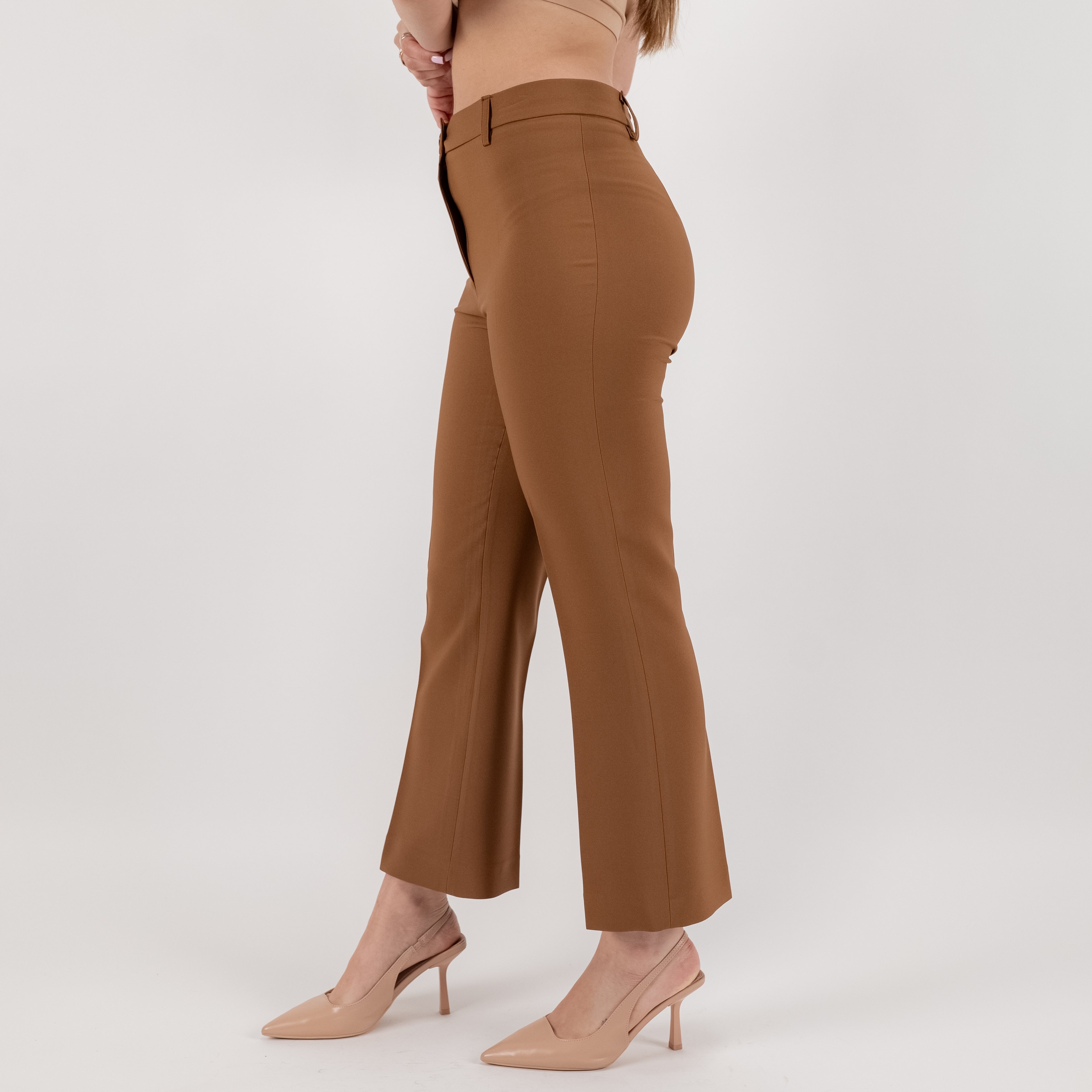 ONICA PANTALONE TROMBETTA TABACCO