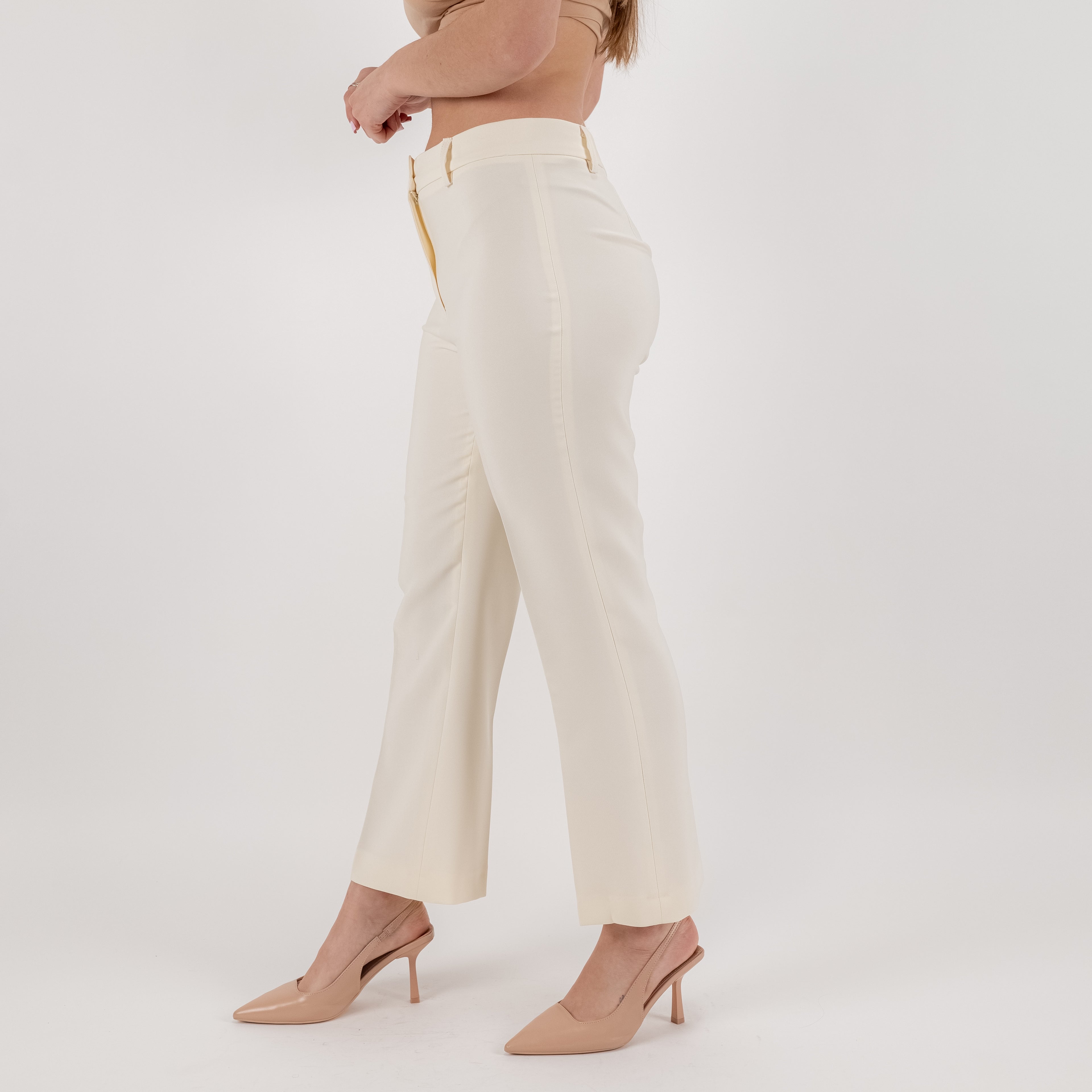 ONICA PANTALONE TROMBETTA PANNA