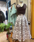 SARTORIA GONNA TOILE MORO