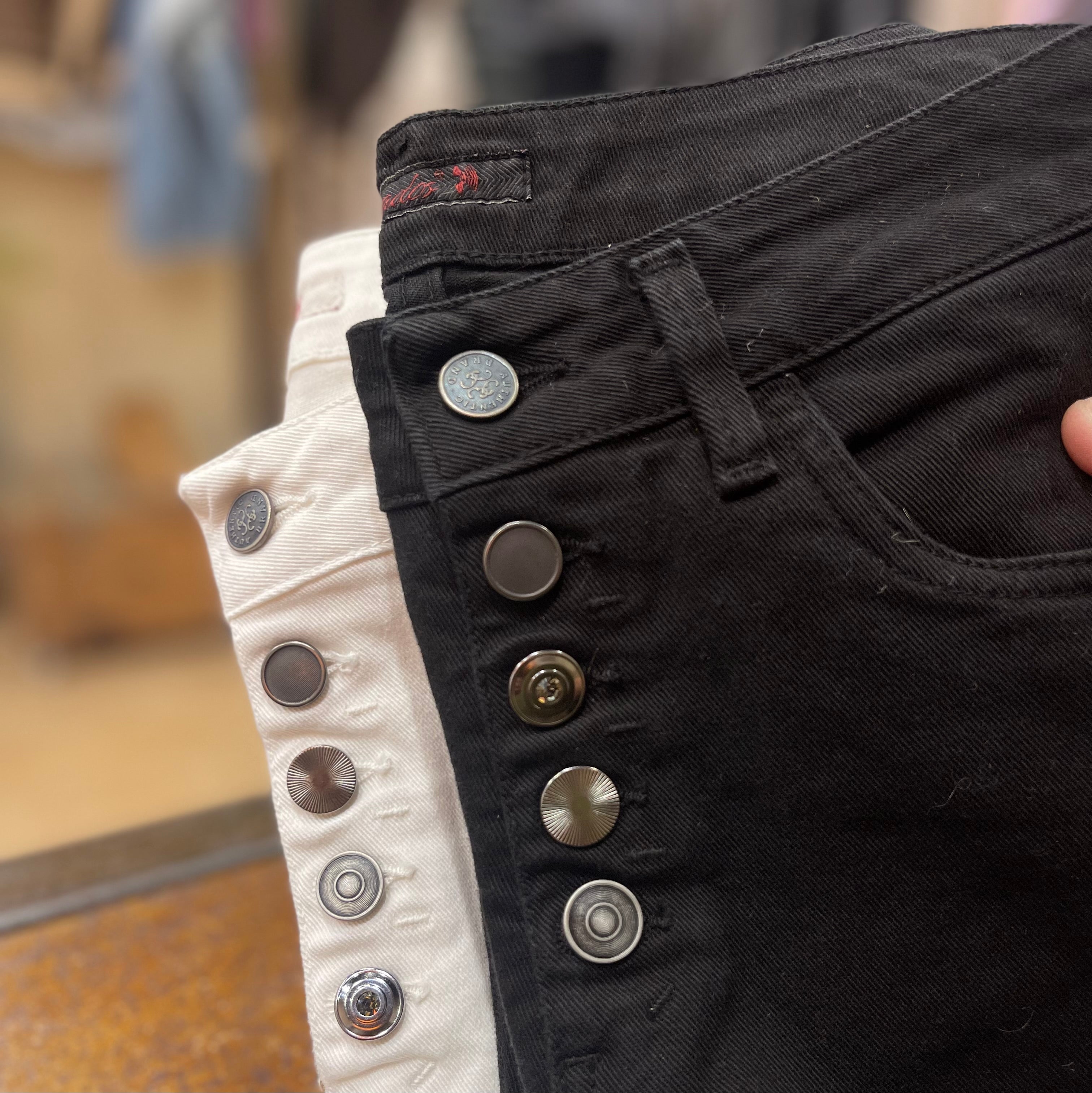 JETAIME JEANS BOTTON NERO