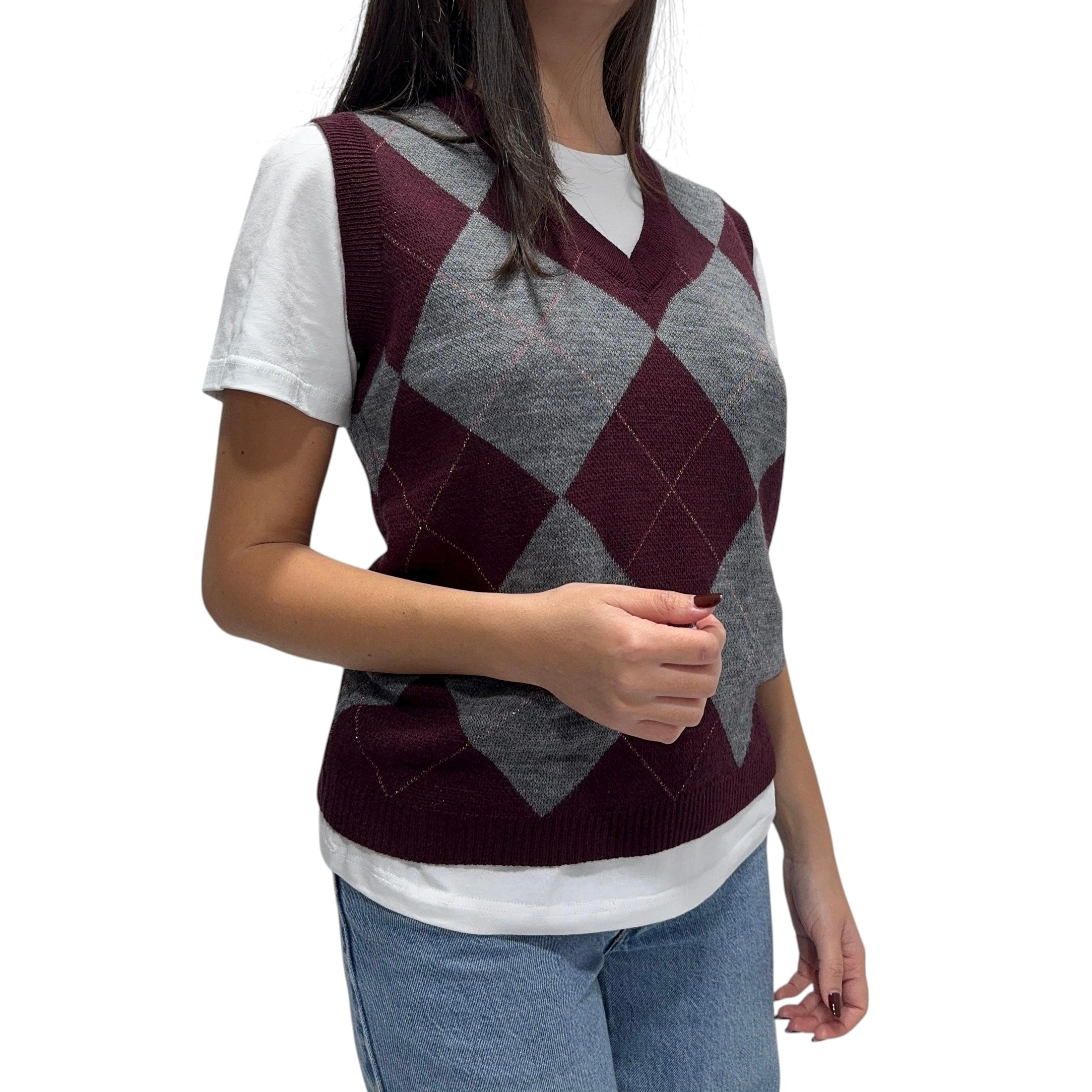 SOUTHLAB GILET BALLANTYNE BORDEAUX