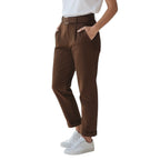 KONTATTO PANTALONE CHINO CHIOCCOLATE