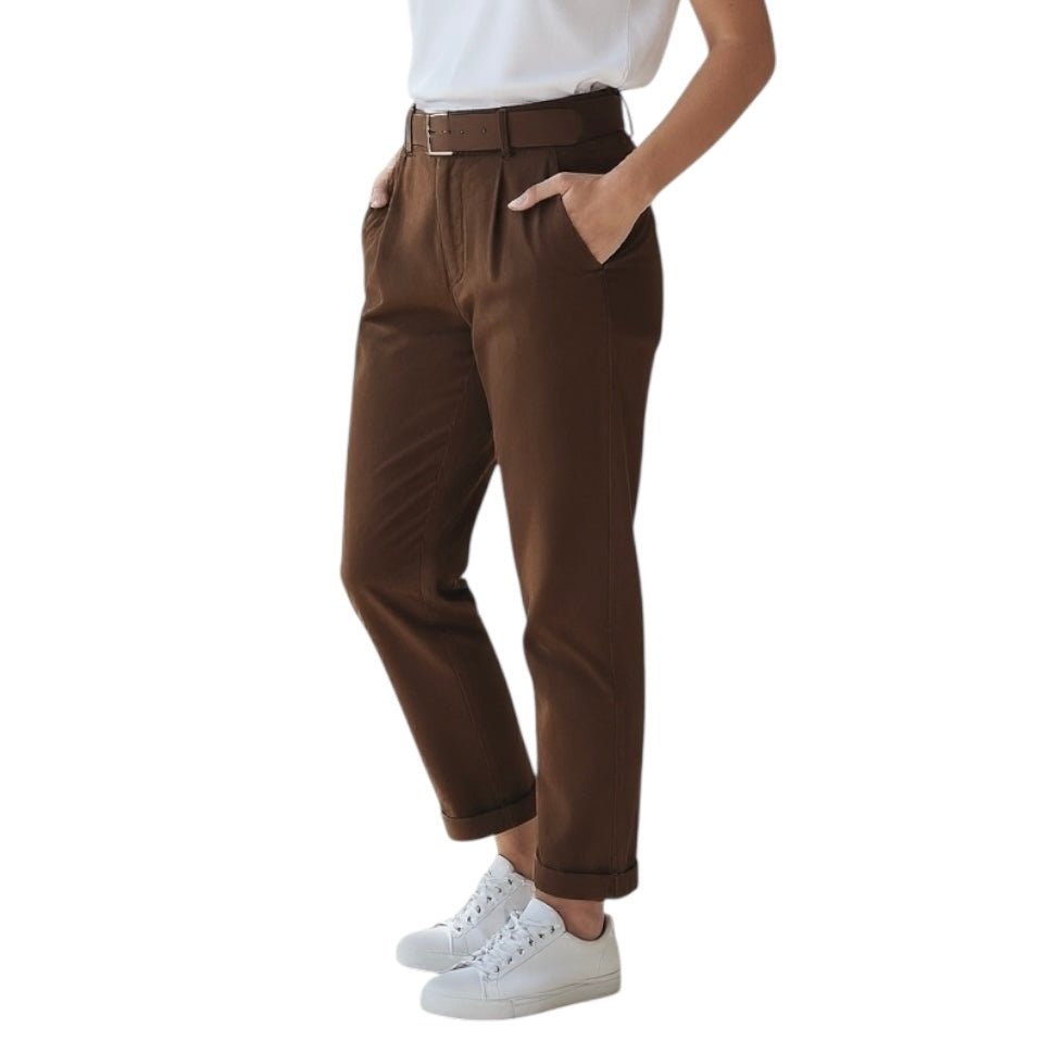 KONTATTO PANTALONE CHINO CHIOCCOLATE