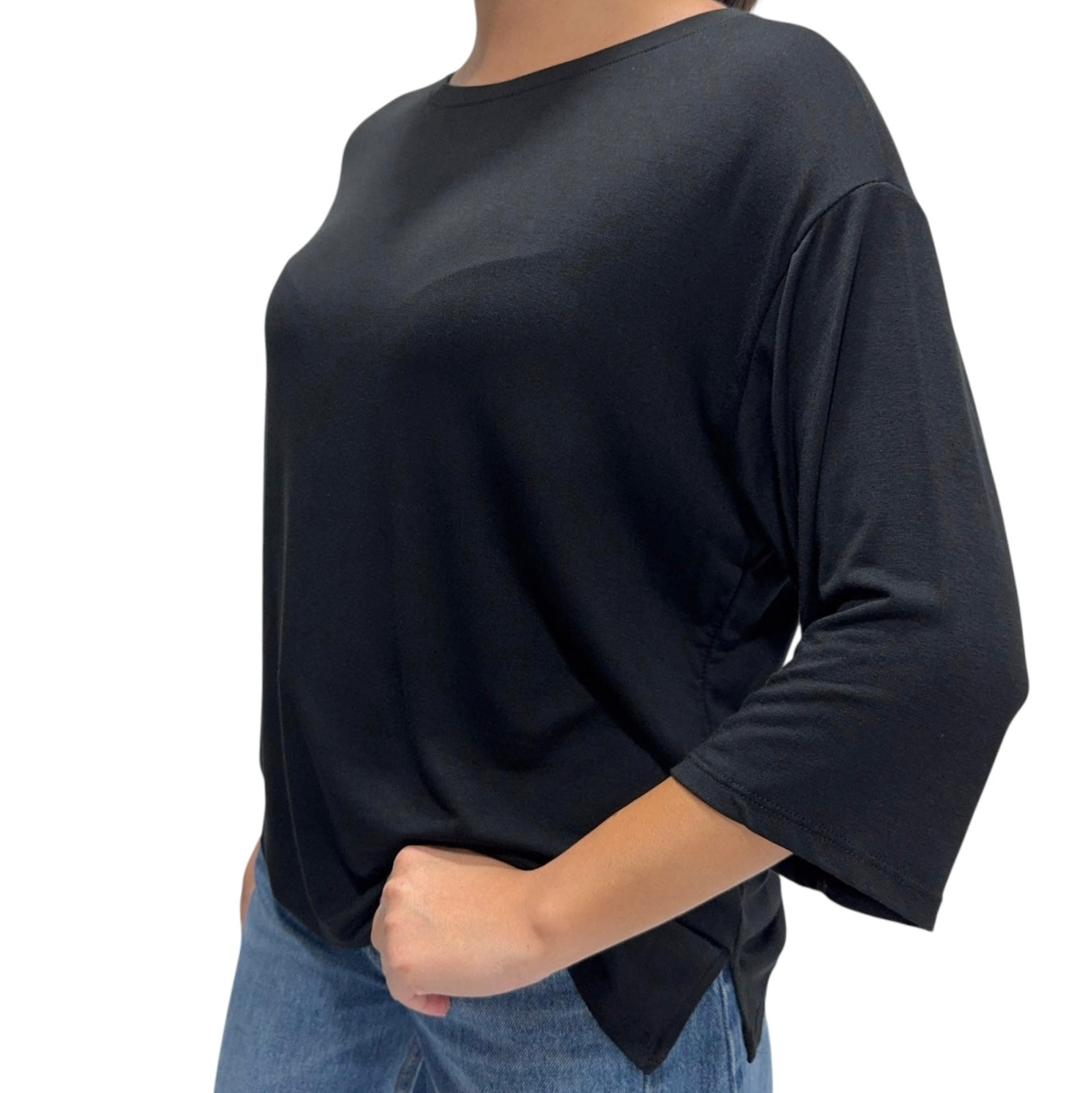 SOUTHLAB MAGLIA QUARTER NERO