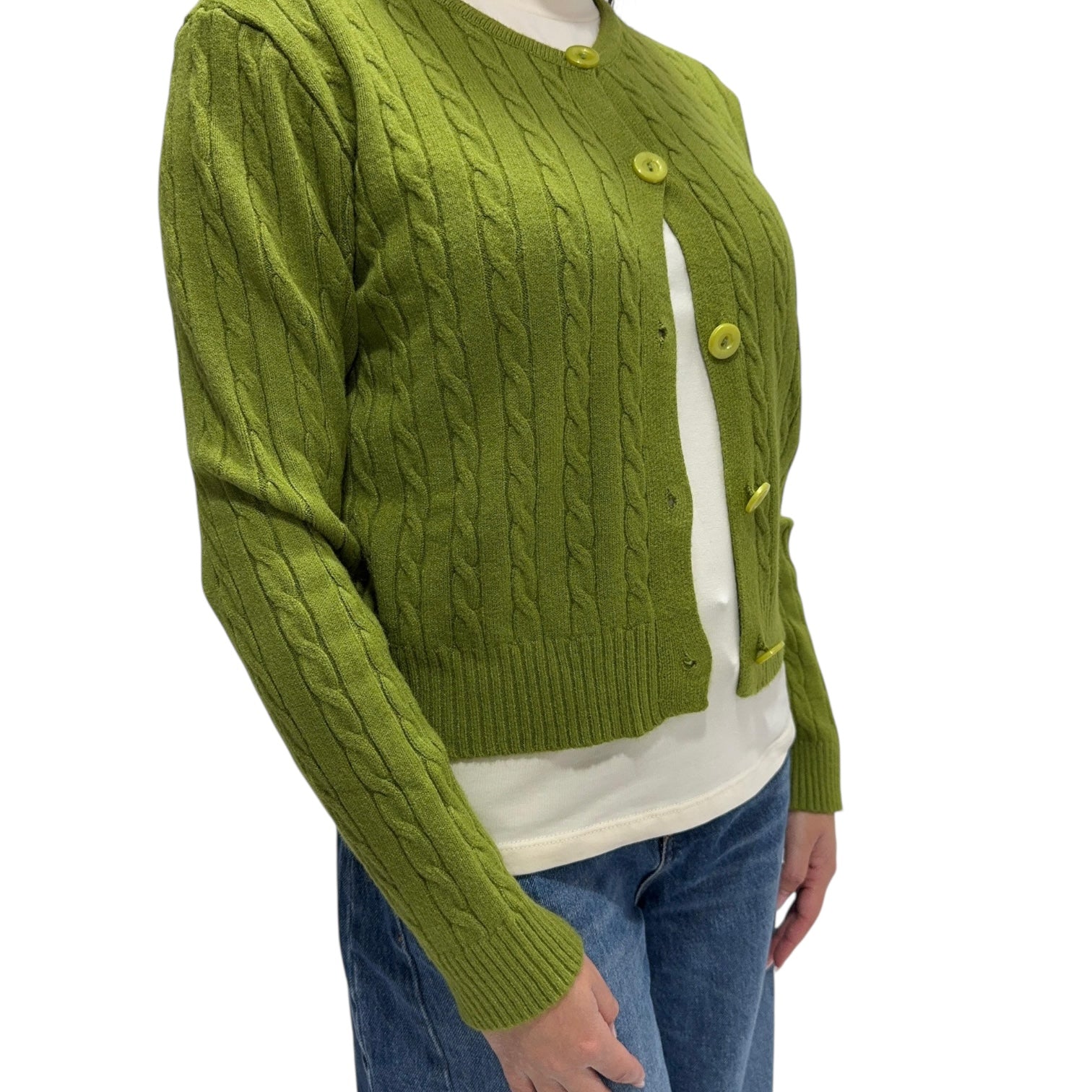 SOUTHLAB CARDIGAN RALPH VERDE OLIO